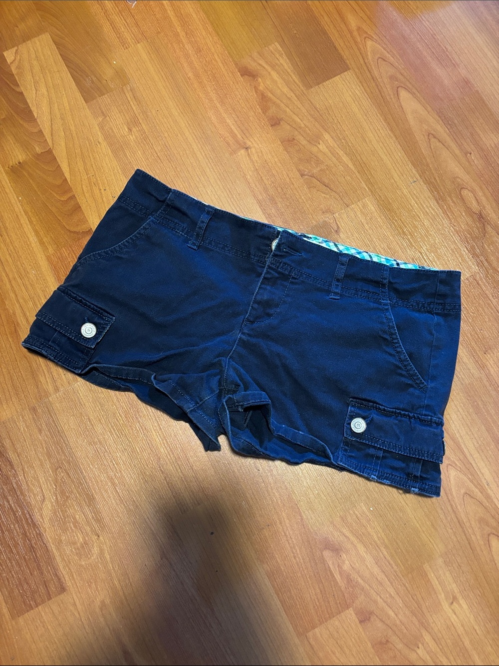 Aeropostale Navy Cargo Short Shorts